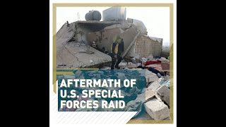 Aftermath of U.S. special forces raid - #SHORTS