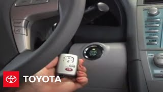 2008 - 2009 Camry How-To: Smart Key - Immobilizer System (XLE) | Toyota