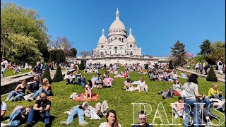 🇫🇷[PARIS 4K] WALK IN PARIS "BEAUTIFUL MONTMARTRE" (EDITED VERSION) 24/APR/2022