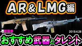 ディビジョン２|海外の武器チャートを紹介～AR＆LMG編～[超猫拳][DIVISION2]