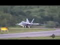 rcaf cf 18 twilight tac demo in 4k aero gatineau ottawa 2023 09 15.