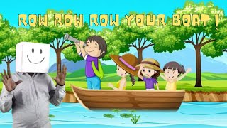 Row, Row, Row Your Boat | My Kid's Learning TV Nursery Rhymes & Kids Songs