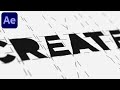 Outline Text Reveal Animation in After Effects - After Effects Tutorial