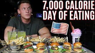 7,000 CALORIES in ONE DAY | IIFYM Full Day of Eating USA