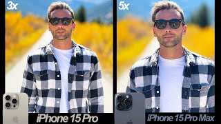iPhone 15 Pro vs 15 Pro Max Camera Comparison! Is The Difference Worth It?