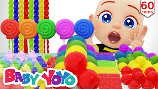 Candy Party | Learn Shapes | Shapes word | more nursery rhymes | Baby yoyo | Baby yoyo | 加油寶貝佑佑