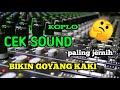 Cek sound kendang _ full bas  paling jernih Dagan Slow Bass