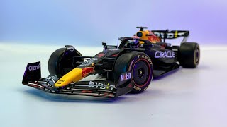 Oracle Red Bull RB19 #1 Max Verstappen Bburago 1/18, 4K UHD | Motorscale