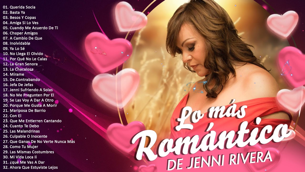 JENNI RIVERA SUS MEJORES CANCIONES - JENNI RIVERA 32 GRANDES ÉXITOS MIX ...