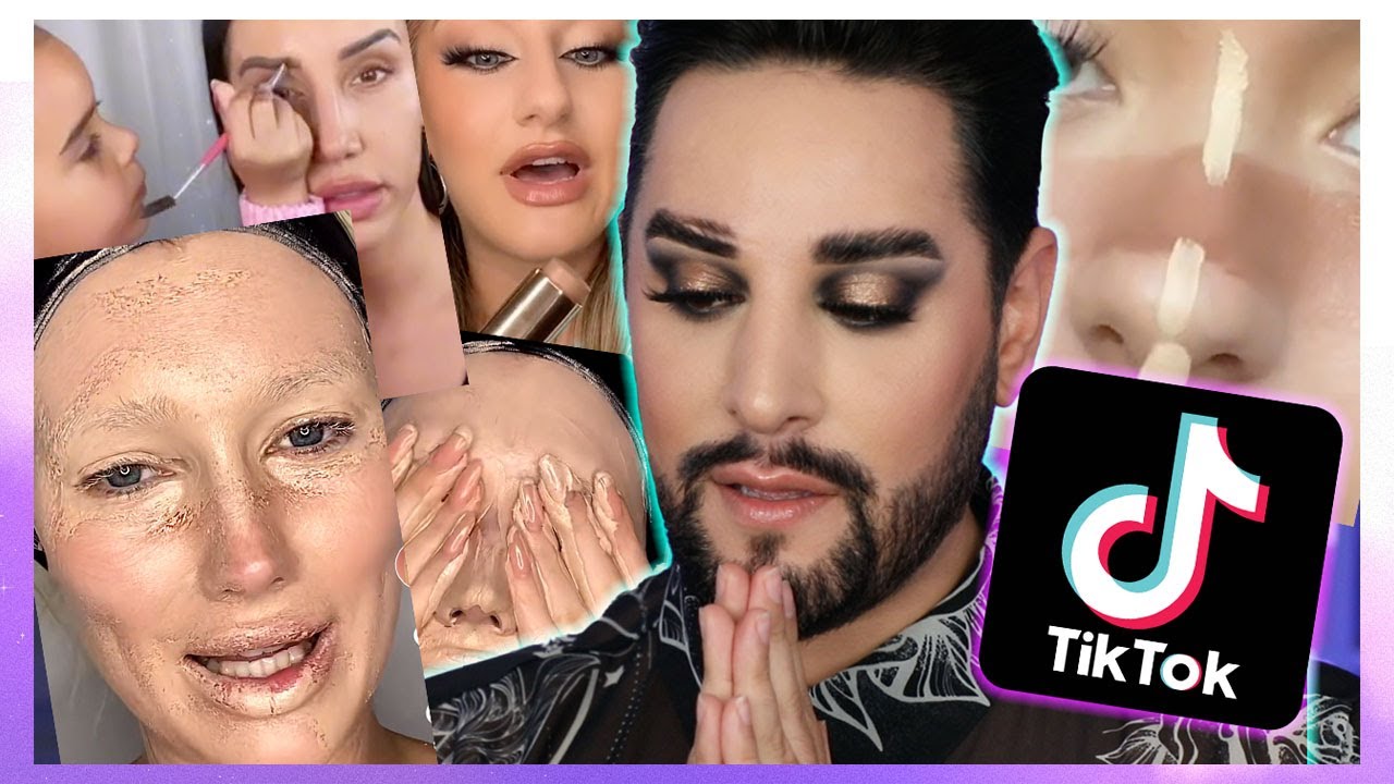 Reacting To THAT TikTok ! Pro MUA Reacts To TikTok Hacks! - YouTube