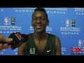 isaac bonga interview from nba basketball without borders europe camp