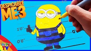 Despicable Me 3 Minion Coloring Pages  Coloring Video