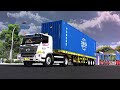 share livery truk hino 500 euro 4 trailer mod bussid terbaik