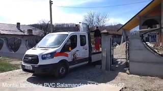 Montaj tamplarie PVC Salamander bluEvolution 92 in comuna Nicolae Balcescu, jud. Valcea