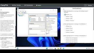 CompTIA A+ 8.1.3 - Explore Virtualization (Silent Walkthrough)