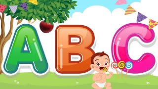 Apple, The Alphabets song, abcd rhymes, children rhyme, abcd song, abcd cartoon, kidslearning video