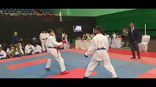 Cadet male (-50 kg) Assam 🔵 vs Arunachal 🔴 Deo hah open karate championship2023