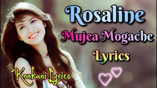 Konkani song - Roseline Mujea Mogache Lyrics