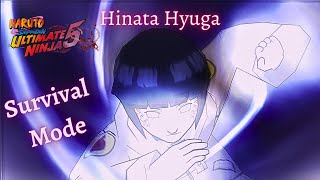 Naruto Shippuden Ultimate Ninja 5 | SURVIVAL MODE | Hinata