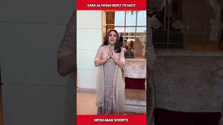 Sara Ali Khan REPLY to HATE over her "Jai Mahakal" Post! | Sara Ali Khan Vicky Kaushal News #shorts