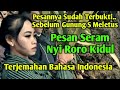 Nyi Roro Kidul's message before Mount Semeru erupted.