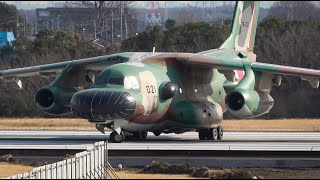 【平日の入間基地】C-1×2＆EC-1離陸＠入間基地 200220