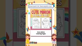 Cute Minion Coloring Pages – Printable Minion Coloring Sheets