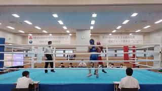 (2R)第9回全日本UJボクシング王座決定戦 関東ブロック選考会 中学生51kg級  岡田大和(赤)