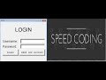 Python SQlite and Tkinter and  Login Form GUI:)