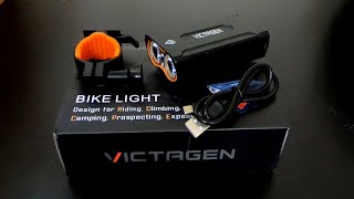 The $28 Victagen 2400 Lumen USB Rechargeable Bike Light, Features and Mini Review