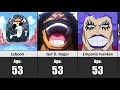 who is the oldest age of one piece characters