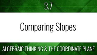 FTCE GK Math Practice Question - Comparing Slopes of Lines