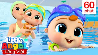 Chúng mình rất thích đi bơi | Baby John học bơi | Little Angel | Nhạc Thiếu Nhi Vui Nhộn
