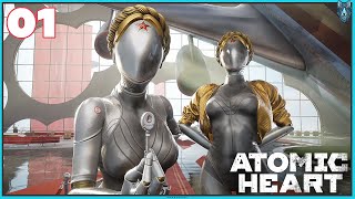Atomic Heart Walkthrough - Part 1 - THIS GAME IS BEAUTIFUL... (Xbox Series X Gameplay)