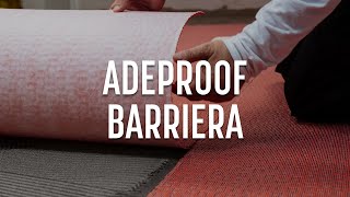 Adeproof Barriera - Membrana desolidarizzante, antifrattura e impermeabilizzante