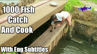 1000 മീനിനെ പിടുത്തവും മീൻ ഫ്രൈയ്യും | 1000 Fish Catch And Cook | Kerala Fishing,kerala fish fry