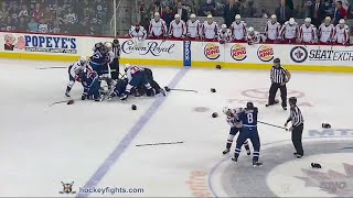 Michael Latta vs Jacob Trouba Dec 5, 2015