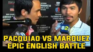 ***Manny Pacquiao VS Juan Manuel Marquez EPIC moment before the fight