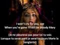 Lady gaga: BLOODY MARY