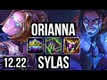 ORIANNA vs SYLAS (MID) | 2.0M mastery, 1500+ games, Legendary, 13/5/13 | KR Master | 12.22