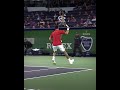 rare djokovic trick shot 🤯