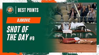 Shot of the day #9 Novak Djokovic | Roland-Garros 2024