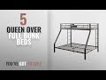 Top 10 Queen Over Full Bunk Beds [2018]: ACME Limbra Black Sand Twin XL over Queen Bunk Bed