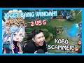 Anime biru 𝙎𝙆𝙀𝙈 | Kobo & Bang Windah 𝟮 𝘃𝘀 𝟱 di Mobile Legends [ Kobo Kanaeru Clip ]