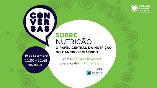 CONVERSAS SOBRE o papel central da nutrição