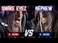 SF6 ▰ SNAKE EYEZ (M.Bison) vs NEPHEW (M.Bison) ▰ High Level Gameplay