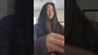 I'll show you how to brush your dry hair properly with long hair routine!! 💖💞😍 02/9/2025