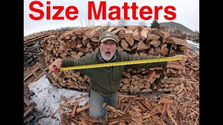 Size Matters!  Proper cord measurements for drying firewood! - #620