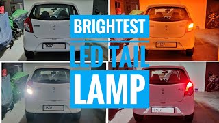 #DIY FULL LED TAIL LAMP 🔴 REVERSE LAMP ⚪ INDICATORS 🟠 IN MARUTI SUZUKI ALTO 800 🚙 | CRAZY BRIGHT💥🔥