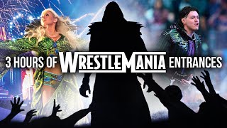 3 HOURS of WrestleMania entrances